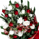 Red And White Big Bouquet