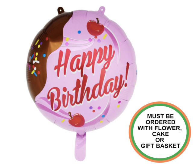 Happy Birthday Cupcake Balloon 18inch