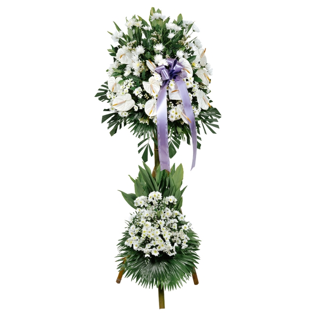 White Condolence Flowers