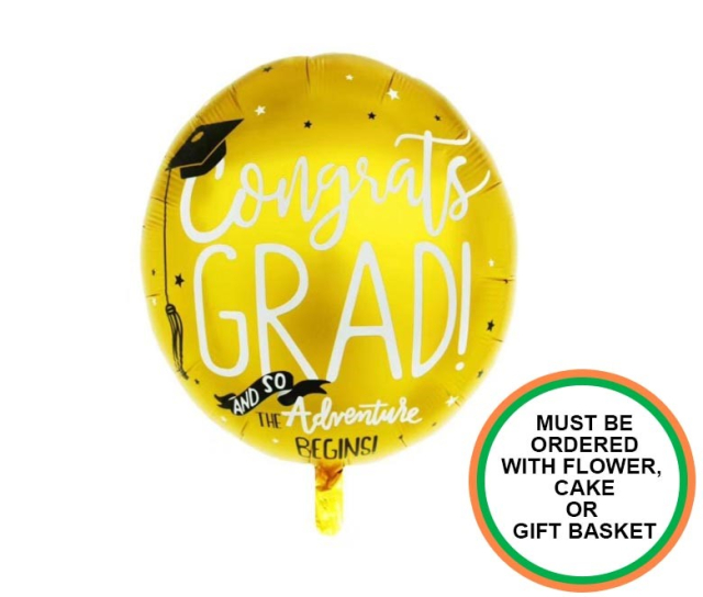Congratulations Grad Balloon Round